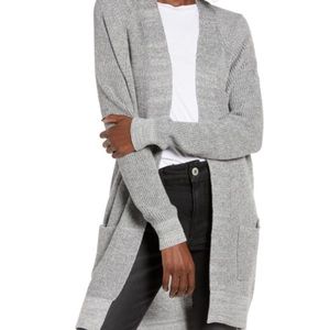 BP. Open Front Cardigan in Grey